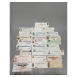 Vintage Checks from 1860ï¿½s - 1870ï¿½s