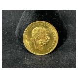 1915 Austrian Gold 1 Ducat Coin