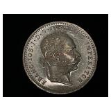 Austria-Hungarian 1 Florin Gold Coin