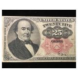 25 Cent Fractional Currency Note