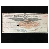 1871 Merchants National Bank NY Check