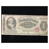 Martha Washington Silver Certificate $1 Note