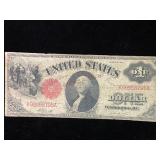 Series of 1917 Red Seal $1 Note