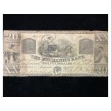 The Merchants Bank Augusta Georgia $20 Note