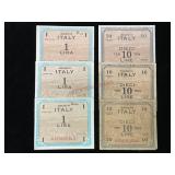 Allied Military Currency Italian Lire