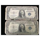 Series 1935 E Silver Certificate $1 Notes