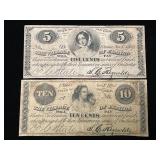 The Village of Elmira NY 5 & 10 Cent Notes