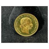 1915 Austrian Gold 1 Ducat Coin