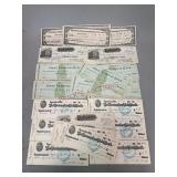 Vintage 1910's - 1920ï¿½s Checks