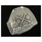 Possible Silver Cob Spanish Coin