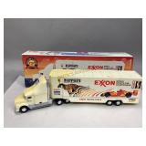 Exxon Ferrari Toy Race Car Carrier