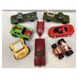 Assorted Vintage Toy Vehicles