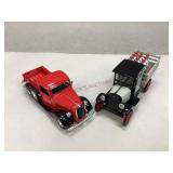 Two Die-Cast Antique Toy Trucks