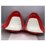Two Vintage Tip-N-Rok Kidï¿½s Action Chairs