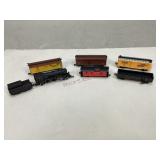 Assorted Vintage Arnold Rapido Toy Train Cars