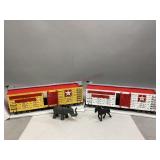 Vintage Emmett Kelly Jr Circus Toy Train Cars