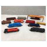 Assorted Arnold Rapido N Scale Toy Train Cars