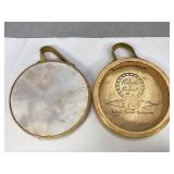 Two Vintage Tamburello Hand Drums