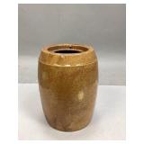 Antique Brown Stoneware Canning Crock