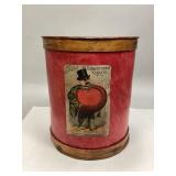 Vintage-Style Wooden Storage Container