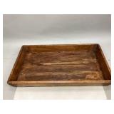 Vintage Handmade Wooden Serving Tray