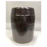 Antique Brown Glazed Salt Crock Jug
