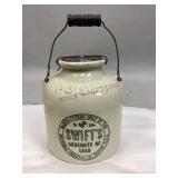 Swiftï¿½s Merrimac Chemical Co. Stoneware Crock