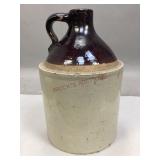 Vintage Two-Tone Glazed Stoneware Jug