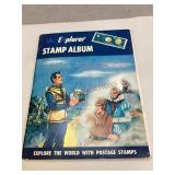 Stamp Collecting Book with Miscellaneous Stamps
