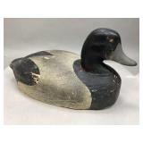 D.T. Delano Wood & Cork Lesser Scaup Duck Decoy