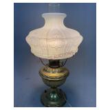 Aladdin Model 12 Lamp with Frosted Glass Shade