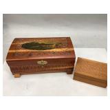 Two Vintage Wooden Boxes
