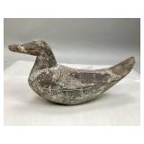 Solid Wood Eider Hen Duck Decoy