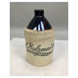 Antique M.Salzman Co. Stoneware Jug