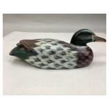 Wooden Glass Eyed Mallard Drake Duck Decoy