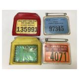 1950ï¿½s & 1960ï¿½s Hunting Licenses