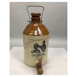 Vintage H. Dickson Advertising Stoneware Jug