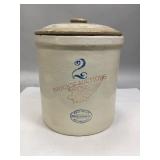 Red Wing Union Stoneware Co. Crock & Lid