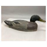 Solid Wood Mallard Drake Duck Decoy
