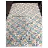 Handmade Checkerboard Patchwork Baby Quilt