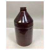 Vintage Brown Glazed Stoneware Jug