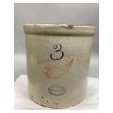3-Gallon Red Wing Union Stoneware Co. Crock