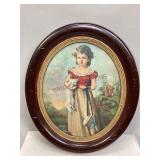 Vintage Framed Print "Chums" by Jane Freeman