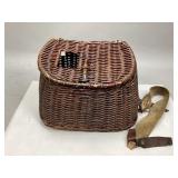Vintage Wicker Fishing Basket