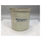 Antique Hawthorn Pottery Co. Crock