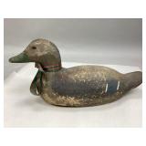 Antique Hand-Carved Wooden Duck Decoy