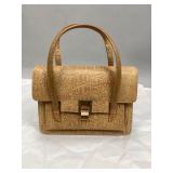 Vintage Crocodile Skin Handbag