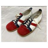 Vintage Red, White & Blue Sneakers