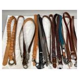 Assortment of New & Used Vintage Belts