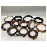 Assorted Styles of Belts